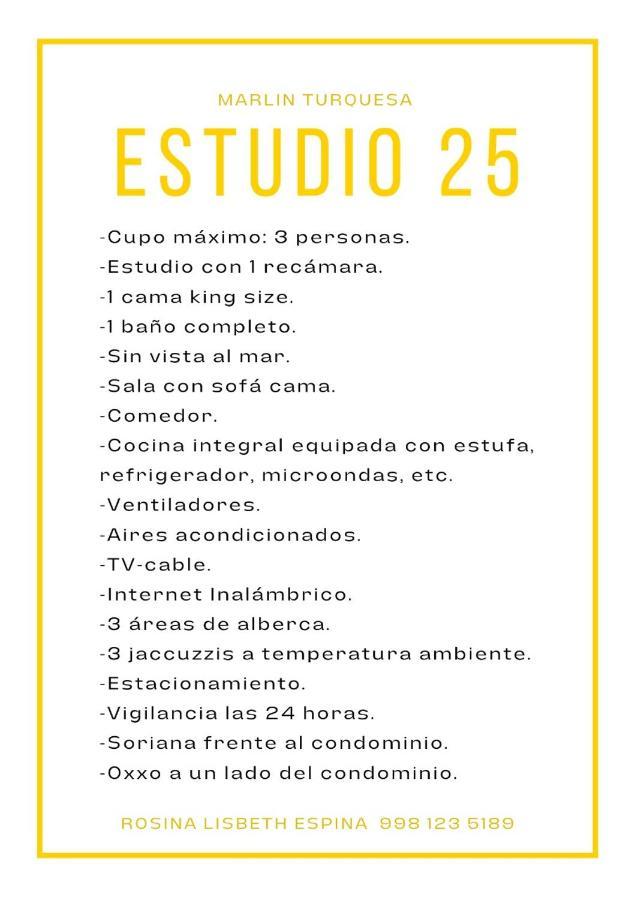 Apartament Marlin Turquesa Departamentos Frente Al Mar Cancún Zewnętrze zdjęcie